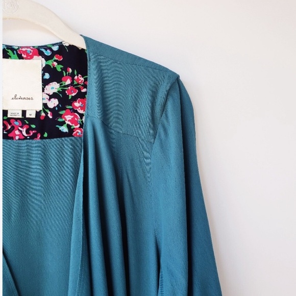 Elevenses Eldora Draped Open Blazer Jacket - Picture 2 of 13